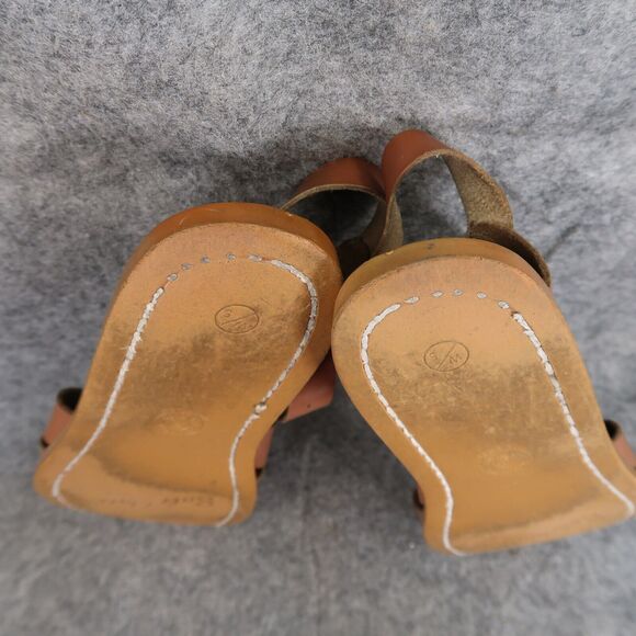 Salt Water Shoes Womens 5 Sandals Classic Leather Hand Stitched Water Friendly - Picture 11 of 13
